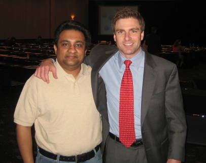 Ravi Jayagopal with Brad Fallon