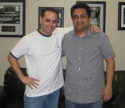 Ravi Jayagopal with Mike Filsaime