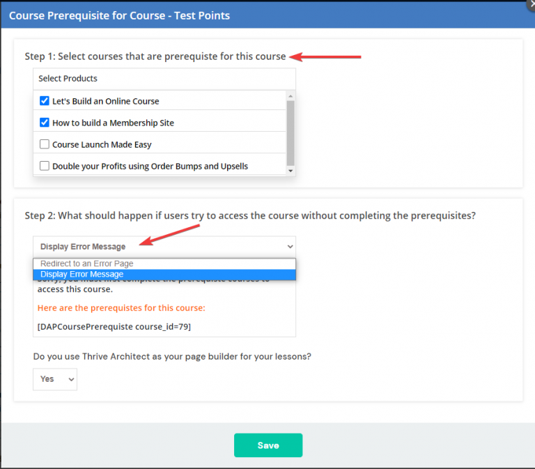 How to setup Course Prerequisites in DAP! The DAP Blog